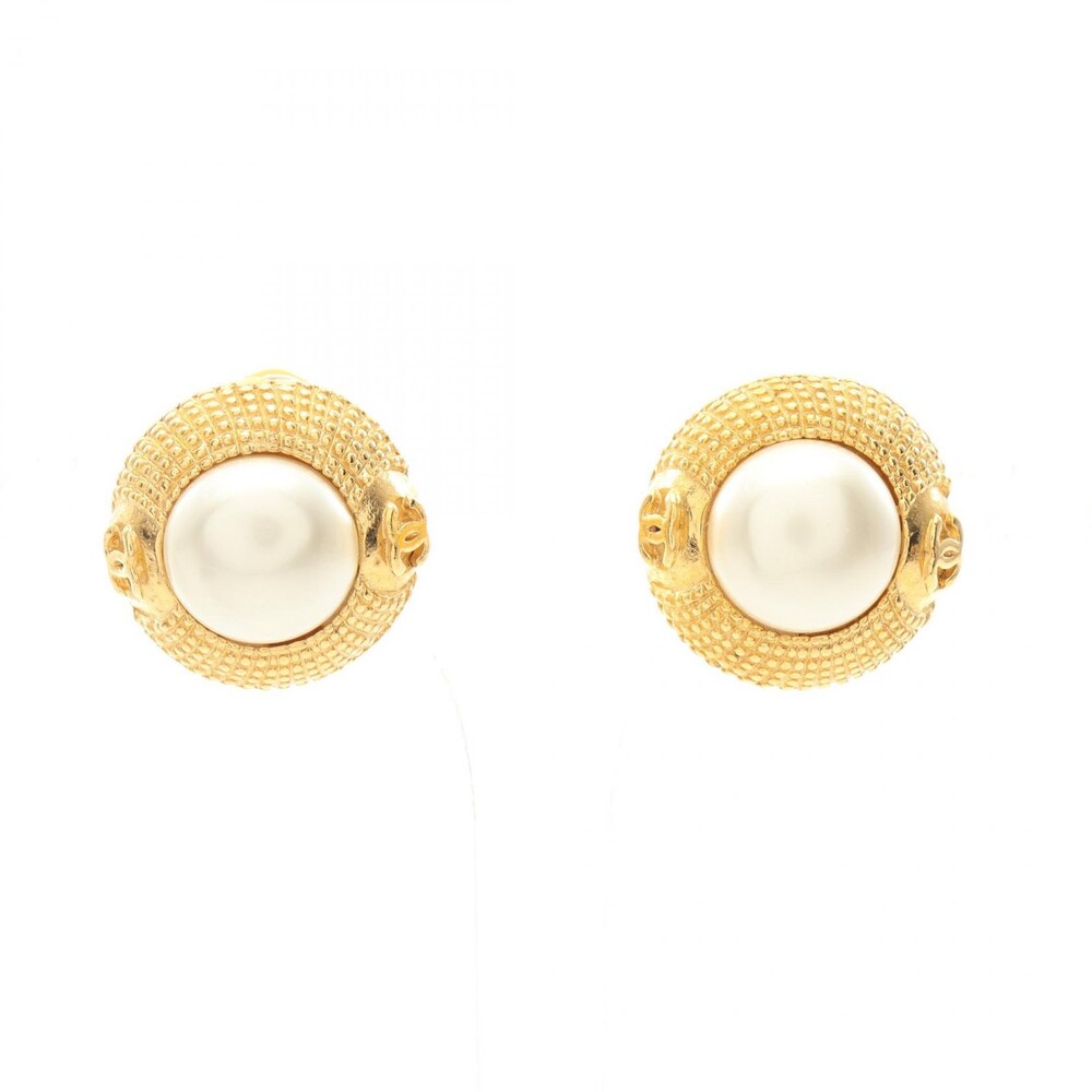 Chanel Coco Mark Earrings Gold Plated #272282C55B